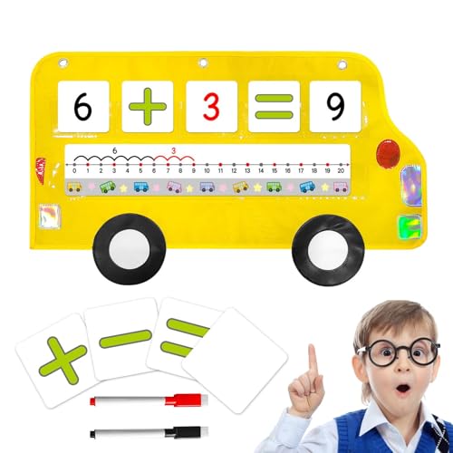 Mathematische Spiele, Abakus für Math, sensorisches Spielzeug, Theken, vielseitiges Mathematikspielzeug für Kindergarten, magnetische Zahlen, mathematische Manipulatoren Mathematische Spiele, Abakus für Math, sensorisches Spielzeug, Theken, vielseitiges Mathematikspielzeug für Kindergarten, magnetische Zahlen, mathematische Manipulatoren von Povanjer