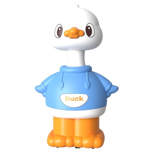 Niedliches Entenspielzeug, Press and Go Ente, Lernspielzeug für Enten, Ente, niedliches Entenspielzeug, Schwungmassenspielzeug, Lernspielzeug für und Fi von Povanjer