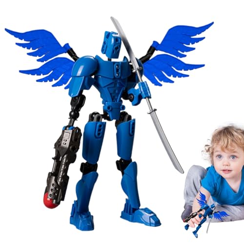 Ornament für Action-Figuren, zusammengebautes Spielzeug | Spielsets mit gemeinsamen mobilen Spielfiguren | Sammelmodell eines mobilen Roboters mit mehreren Gelenken für die Sammlung, von Povanjer