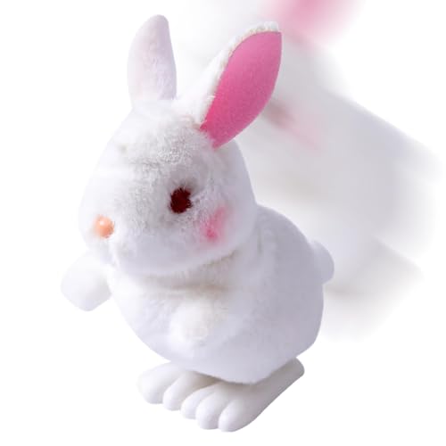 Osterspielzeug zum Aufziehen, Plüschspielzeug zum Aufziehen | hüpfendes Hase für Ostern - Osterhase Springender Hase, mechanisches Hasenspielzeug, -Plüschspielzeug, Aufziehspielzeug für Osterspielzeug zum Aufziehen, Plüschspielzeug zum Aufziehen | hüpfendes Hase für Ostern - Osterhase Springender Hase, mechanisches Hasenspielzeug, -Plüschspielzeug, Aufziehspielzeug für von Povanjer