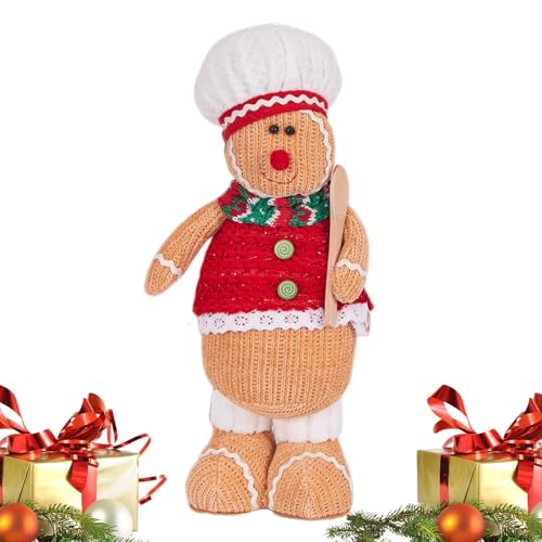 Plüschmann aus Gewürz, Plüschspielzeug für Weihnachten, Gewürzmann, Plüsch, Plüsch, weich, bequem, für Familie, Freunde, Plüschmann aus Gewürz, Plüschspielzeug für Weihnachten, Gewürzmann, Plüsch, Plüsch, weich, bequem, für Familie, Freunde, von Povanjer