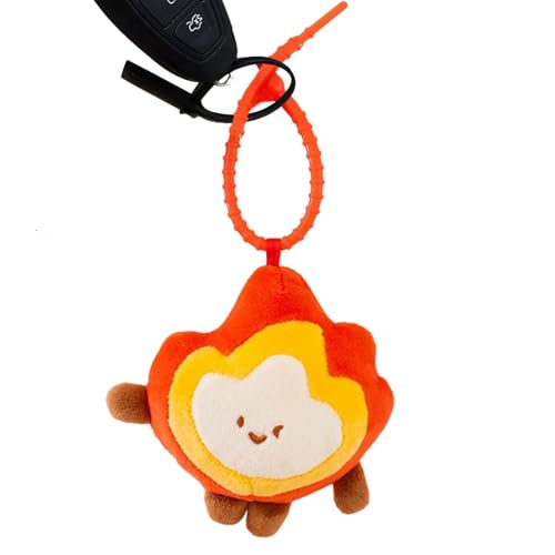 Plüschspielzeug Flamme, Plüschtier Flamme | Anhänger Weicher Rucksack – Lustiges Plüschspielzeug aus Simulationsplüsch, Umhängetasche, niedliches Plüschkissen für von Povanjer