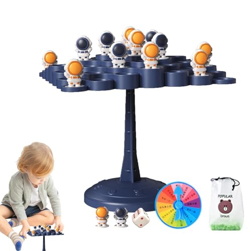 Povanjer Balance-Baumspielzeug, ausgewogenes Baum-Astronauten-Zählspielzeug, ausgewogenes Baumspielzeug, geeignet als Geschenk für Bürospiele für Jungen und Mädchen von Povanjer
