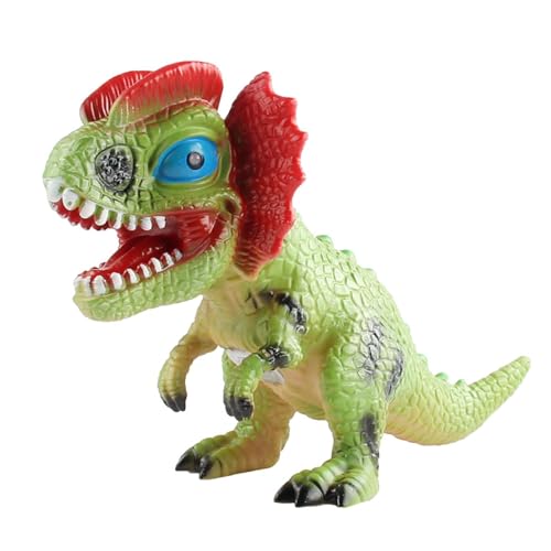 Povanjer Dinosaurier-Spielzeug, Stimm-Dinosaurier aus weichem Gummi, realistisch, quietschend, mit Sound – Dinosaurier-Spielzeug, fallsicher, für Partygeschenke und von Povanjer