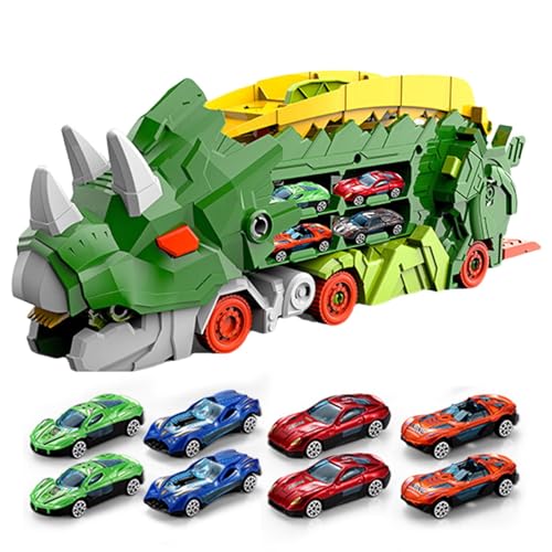 Povanjer Faltbarer Dinosaurier-Lkw, zusammenklappbar, Dinosaurier-Lkw, Spielzeugauto – Dinosaurier-Lkw-Spielzeug für 3 bis 6 Jahre, Dinosaurier-Spielzeug für Rennstrecke Povanjer Faltbarer Dinosaurier-Lkw, zusammenklappbar, Dinosaurier-Lkw, Spielzeugauto – Dinosaurier-Lkw-Spielzeug für 3 bis 6 Jahre, Dinosaurier-Spielzeug für Rennstrecke von Povanjer