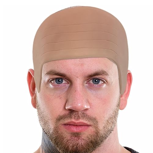 Povanjer Glatze Haut | Glatzkopf für Cosplay – Cosplay-Kostüm, Cosplay-Kostüm, Kostümzubehör für Halloween-Party von Povanjer
