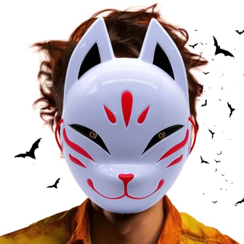 Povanjer Halloween-Gesichtsabdeckung, Tier-Cosplay-Gesichtsabdeckung, Haarzubehör, Maskerade-Kostüm, Halloween-Zubehör von Povanjer