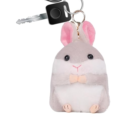 Povanjer Hamster aus Plüsch, niedliches Hamster-Plüschtier | niedlicher kleiner Hamster-Schlüsselanhänger | weiches Plüsch-Hamster Spielzeug Cartoon Tier Anhänger Povanjer Hamster aus Plüsch, niedliches Hamster-Plüschtier | niedlicher kleiner Hamster-Schlüsselanhänger | weiches Plüsch-Hamster Spielzeug Cartoon Tier Anhänger von Povanjer