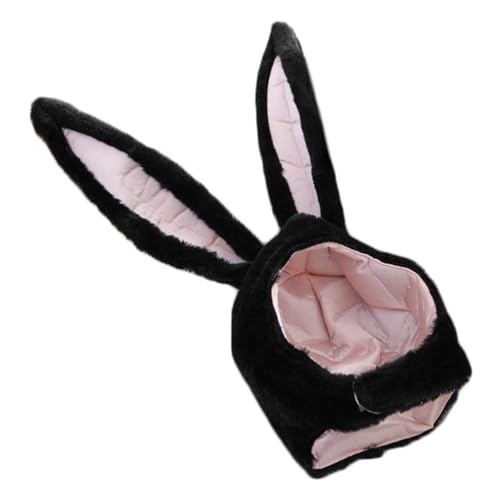 Povanjer Hasenhut für Halloween, lustig, aus Plüsch, mit Hasenohren – Ostern für Frauen, Cosplay, Kostüm, warm, weich und bequem, Hut für Mädchen von Povanjer