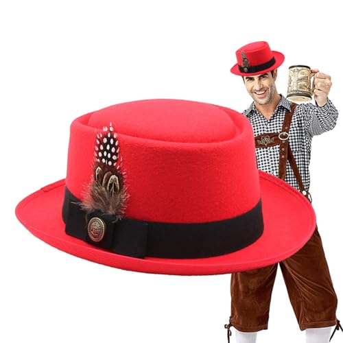 Povanjer Oktoberfest Hut Trachten Hut Oktoberfest Oktoberfest Oktoberfest Kostüm | Oktoberfest Outfits Damen mit Federn Embleme Povanjer Oktoberfest Hut Trachten Hut Oktoberfest Oktoberfest Oktoberfest Kostüm | Oktoberfest Outfits Damen mit Federn Embleme von Povanjer