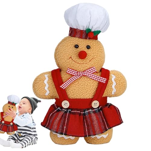 Povanjer Plüschspielzeug für Weihnachten, Gewürz-Mann, dekorative Plüschtiere aus Gewürzen – Weihnachtsspielzeug aus gefülltem Gewürz, weiche Plüschkissen aus Plüsch, Weihnachtsgewürz-Mann, Povanjer Plüschspielzeug für Weihnachten, Gewürz-Mann, dekorative Plüschtiere aus Gewürzen – Weihnachtsspielzeug aus gefülltem Gewürz, weiche Plüschkissen aus Plüsch, Weihnachtsgewürz-Mann, von Povanjer