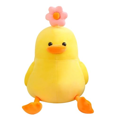 Povanjer Plüschtiere, Entenspielzeug, Plüschtiere für Mädchen mit Gänseblümchen auf dem Kopf – Plüschtier aus Plüsch, vielseitig einsetzbar, weiches Spielzeug für Erwachsene Povanjer Plüschtiere, Entenspielzeug, Plüschtiere für Mädchen mit Gänseblümchen auf dem Kopf – Plüschtier aus Plüsch, vielseitig einsetzbar, weiches Spielzeug für Erwachsene von Povanjer