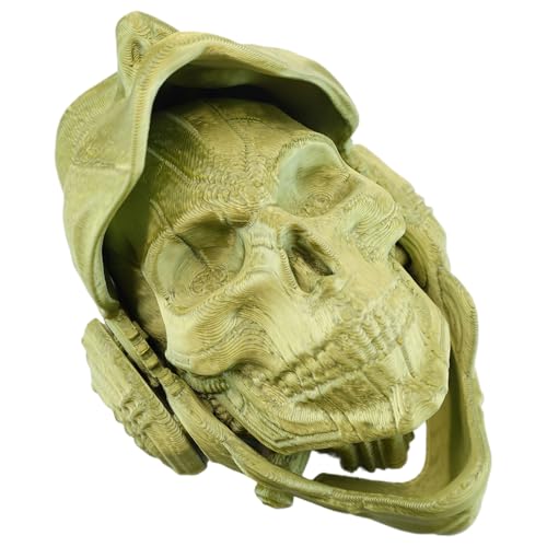 Povanjer Spielzeug für Gesichtsbedeckung, Gelenk, Totenkopf-Ornament, bedruckt mit flexibler Gesichtsabdeckung – gelenkiges Entspannungszubehör Povanjer Spielzeug für Gesichtsbedeckung, Gelenk, Totenkopf-Ornament, bedruckt mit flexibler Gesichtsabdeckung – gelenkiges Entspannungszubehör von Povanjer