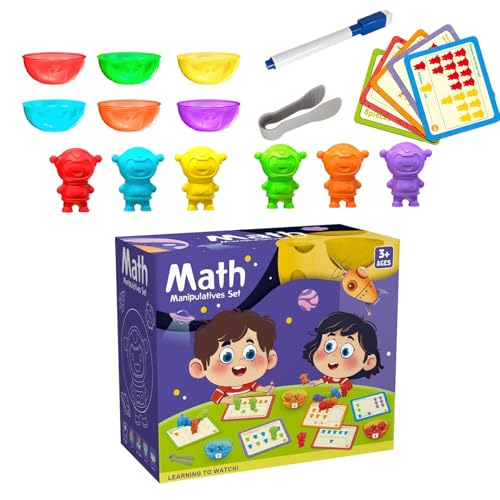 Povanjer Spielzeug zum Sortieren von Farben für Kleinkinder, Zahlenspiele für – sensorisches Spielzeug zur Farbklassifizierung zur Zahlenerkennung | Spielzeug für pädagogische Aktivitäten von Povanjer