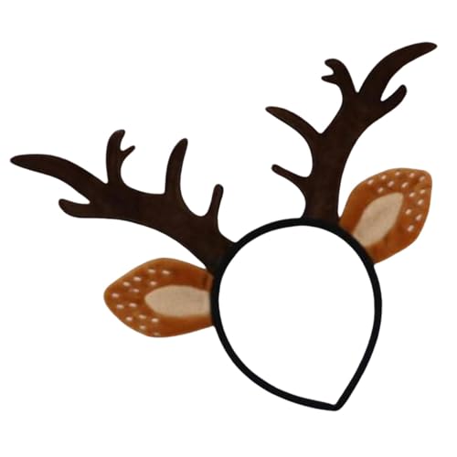 Povanjer Stirnband mit Rentierohren, Weihnachtsrentier Stirnband, niedliches Weihnachts-Stirnband aus Hirschgeweih | Tierohrenstirnband für Kostüm, Cosplay, Weihnachtszubehör, Bopperhüte Povanjer Stirnband mit Rentierohren, Weihnachtsrentier Stirnband, niedliches Weihnachts-Stirnband aus Hirschgeweih | Tierohrenstirnband für Kostüm, Cosplay, Weihnachtszubehör, Bopperhüte von Povanjer