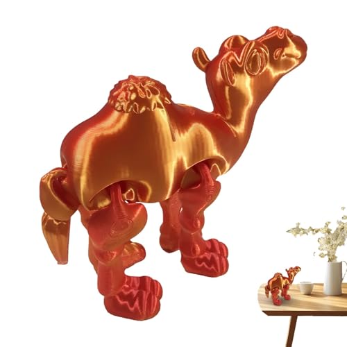 Povanjer Tier-Actionfigur, Dekoration von Wüstenfiguren – Spielfiguren-Skulptur, Drucktier | Dekoration für aktives gemeinsames Tiermodell für lustiges Lernspielzeug von Povanjer