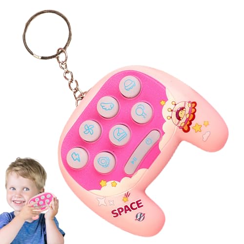 Schneller Schub Blasenspiel, Fidget Toy – Schlüsselanhänger mit Schnellverschluss – klassisches Fingerspielzeug, schnelles Schieben, Fidget-Spiel, tragbare Tasche, Schneller Schub Blasenspiel, Fidget Toy – Schlüsselanhänger mit Schnellverschluss – klassisches Fingerspielzeug, schnelles Schieben, Fidget-Spiel, tragbare Tasche, von Povanjer