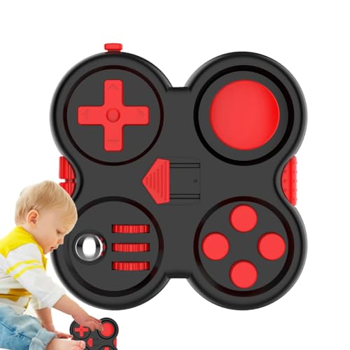 Sensorisches Spielzeug für Erwachsene, Fidget Spielzeug für Erwachsene | Vielseitiges Hand-Fidget-Spielzeug, Fidget Controller – Tragbares sensorisches Lernspielzeug für und von Povanjer