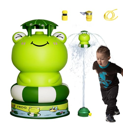 Wassersprinkler für Kinder, Wasserraketen für Kinder mit Pumpe | Wassersprüher-Spielzeug - Kinder-Wassersprinkler für Rasen, Garten, Sommer, Poolparty, Urlaubsspiel, 3-jährige Kinder von Povanjer