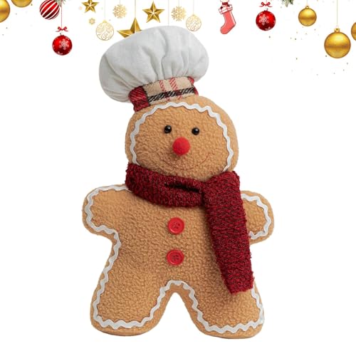 Weihnachtsgewürz-Mann, Plüschtier, Gewürzmann | Niedliches Plüschtier aus Weihnachtsgewürz | Plüschspielzeug für Weihnachten, 30,6 cm, saisonales , weich, Fotografie-Zubehör Weihnachtsgewürz-Mann, Plüschtier, Gewürzmann | Niedliches Plüschtier aus Weihnachtsgewürz | Plüschspielzeug für Weihnachten, 30,6 cm, saisonales , weich, Fotografie-Zubehör von Povanjer