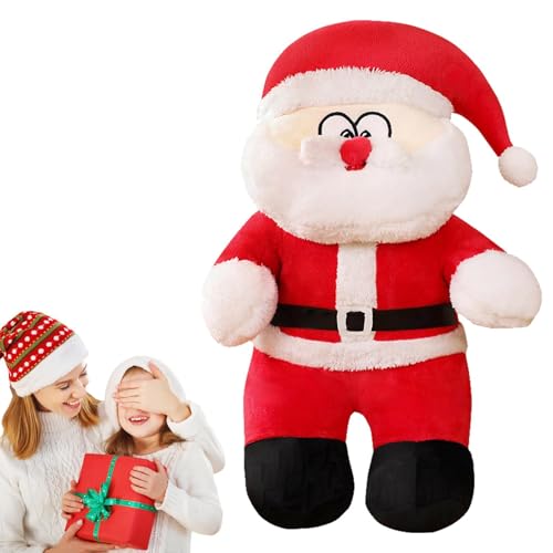 Weihnachtsmann-Plüschtier, Weihnachtsmann-Plüschspielzeug, Weihnachtskissen | verspielter Begleiter, Winterferiendekoration für Bett, Sofa, Wohnzimmer, Schlafzimmer, Auto Weihnachtsmann-Plüschtier, Weihnachtsmann-Plüschspielzeug, Weihnachtskissen | verspielter Begleiter, Winterferiendekoration für Bett, Sofa, Wohnzimmer, Schlafzimmer, Auto von Povanjer