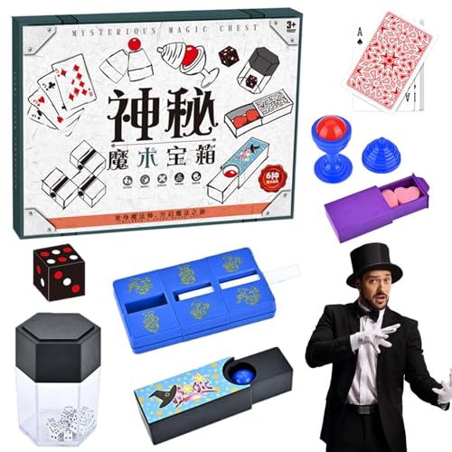 Zaubershow-Zubehör, Magie-Set für – professionelle Zaubertricks für die | Komplettes Zauberset, Zauberset, um Geduld und Geduld zu kultivieren Zaubershow-Zubehör, Magie-Set für – professionelle Zaubertricks für die | Komplettes Zauberset, Zauberset, um Geduld und Geduld zu kultivieren von Povanjer