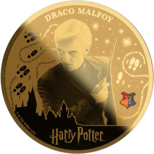 Draco Malfoy Harry Potter 1/200 Oz Gold Münze 25$ Tala Samoa 2024 von Power Coin