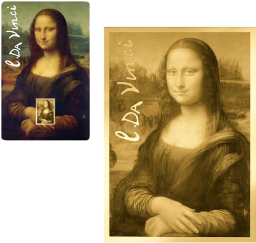 Mona Lisa Leonardo Da Vinci 1/1000 Oz Gold Münze 3000 Francs Chad von Power Coin