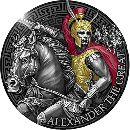 Power Coin Alexander The Great Great Commanders 5 Oz Silber Münze 5000 Francs Cameroon 2024 von Power Coin
