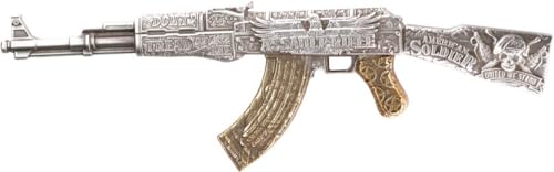 Power Coin Assault Rifle Gilded 2 Oz Silber Münze 10000 Francs Chad 2024 von Power Coin
