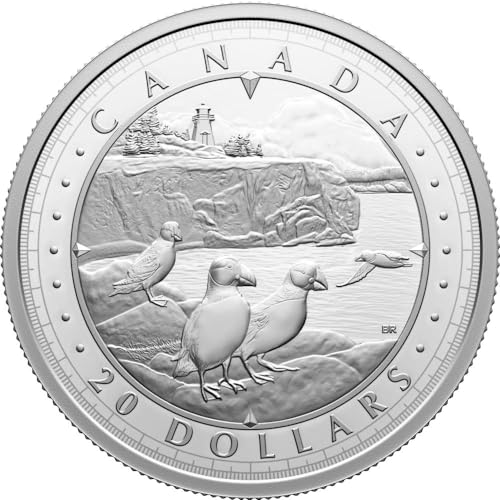 Power Coin Atlantic Coast Wondrous Waters Silber Münze 20$ Canada 2024 von Power Coin