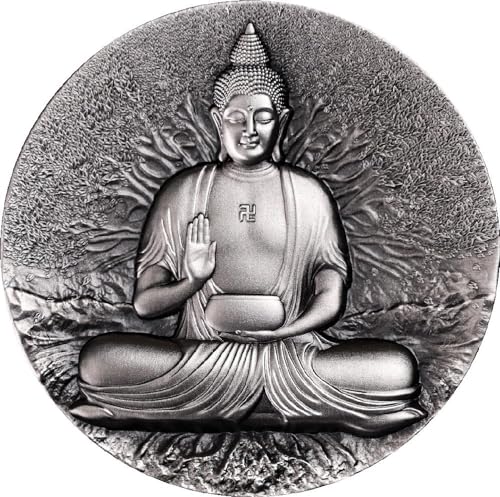 Power Coin Buddha Creator of Buddhism 2 Oz Silber Münze 2000 Francs Gabon 2025 von Power Coin