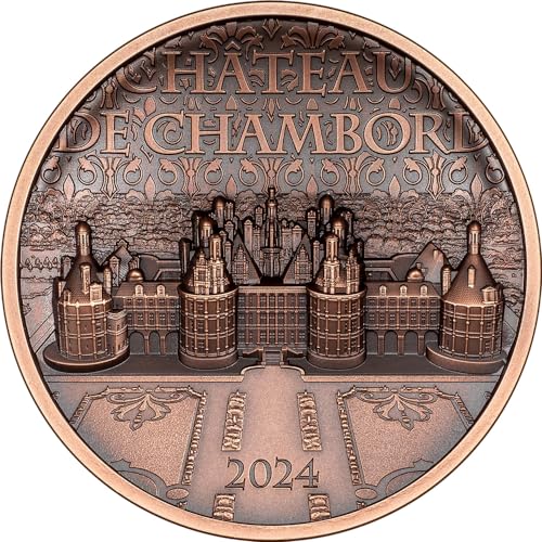 Power Coin Chateau De Chambord Kupfer Münze 1$ Cook Islands 2024 von Power Coin