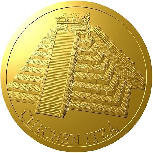 Power Coin Chichen Itza Seven Wonders of The Ancient World 1 Oz Gold Münze 50$ Niue 2024 von Power Coin