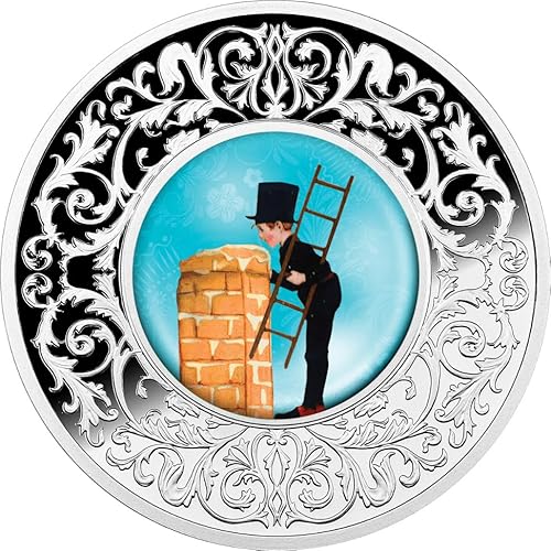 Power Coin Chimney Sweeper Lucky Charm Silber Münze 500 Francs Cameroon 2023 von Power Coin