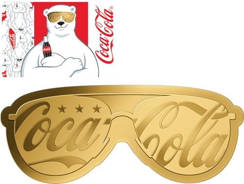 Power Coin Coca Cola Sunglasses 1/1000 Oz Gold Münze 3000 Francs Chad 2023 von Power Coin