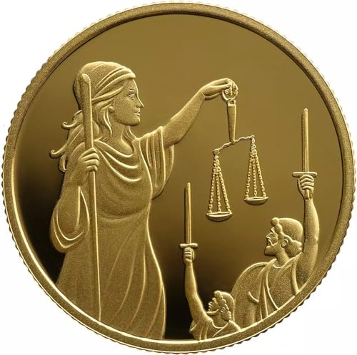 Power Coin Deborah The Prophetess Biblical Art Gold Münze 10 NIS Israel 2023 von Power Coin