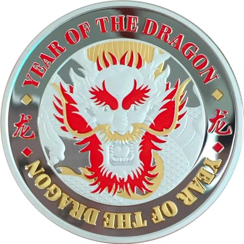 Power Coin Dragon Lunar Year 1 Oz Silber Medaille New Zealand 2024 von Power Coin