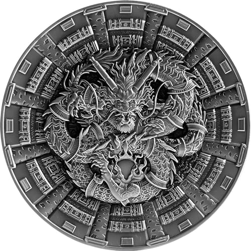 Power Coin Dragon of The Temple of Heaven Imperial Dragons 3 Oz Silber Münze 3000 Francs Cameroon 2024 von Power Coin