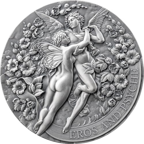 Power Coin Eros and Psyche Celestial Beauty 2 Oz Silber Münze 2000 Francs Cfa Cameroon 2024 von Power Coin