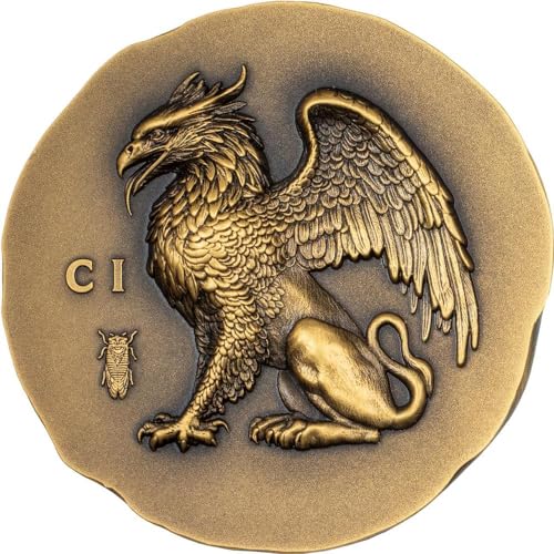 Power Coin Gryphon Numismatic Icons Gold Münze 250$ Cook Islands 2024 von Power Coin