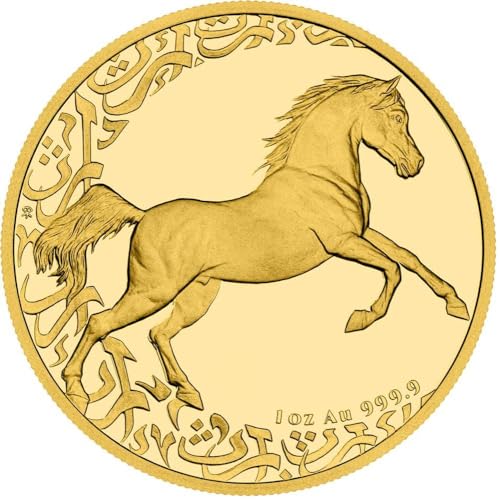 Power Coin Horse Treasures of The Gulf 1 Oz Gold Münze 50$ Niue 2024 von Power Coin