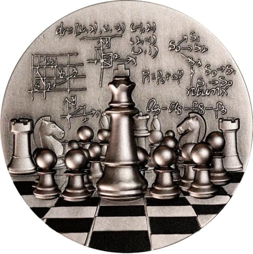 Power Coin International Chess Antique 2 Oz Silber Münze 2000 Francs Cameroon 2024 von Power Coin
