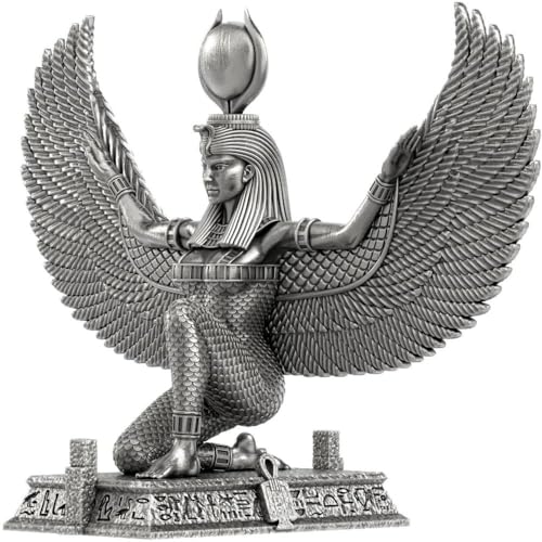 Power Coin Isis Goddess of Magic Gods of Ancient Egypt Silber Statue von Power Coin