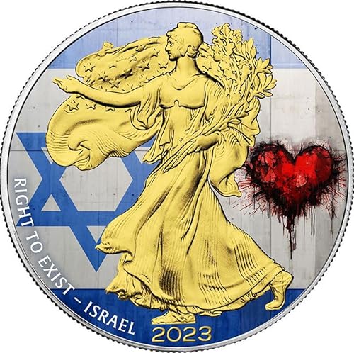 Power Coin Israel Right to Exist 1 Oz Silber Münze 1$ Usa 2023 von Power Coin