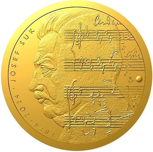 Power Coin Josef Suk 150 Jahrstag 1/2 Oz Gold Medaille 2024 von Power Coin