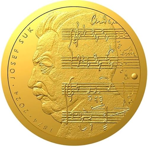 Power Coin Josef Suk 150 Jahrstag 1/2 Oz Gold Medaille 2024 von Power Coin