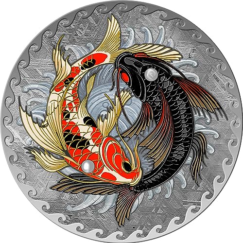 Power Coin Koi Fish 1 Oz Meteorit Münze 1$ Tokelau 2023 von Power Coin