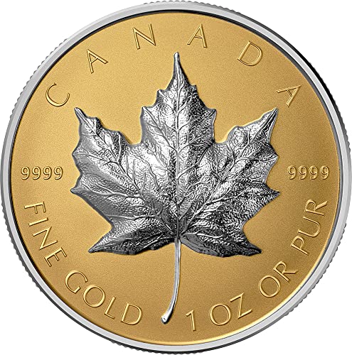 Power Coin Maple Leaf Ultra High Relief 1 Oz Gold Münze 200$ Canada 2023 von Power Coin