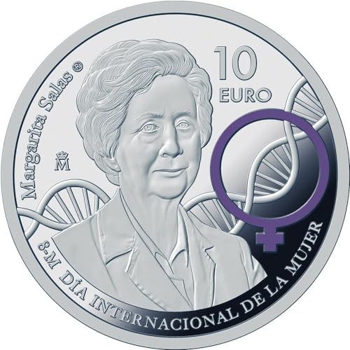 Power Coin Margarita Salas Internationaler Tag Frau Silber Münze 10€ Euro Spain 2024 von Power Coin